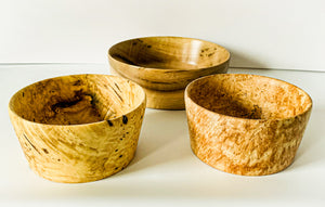 Hand-Turned Wooden Bowls